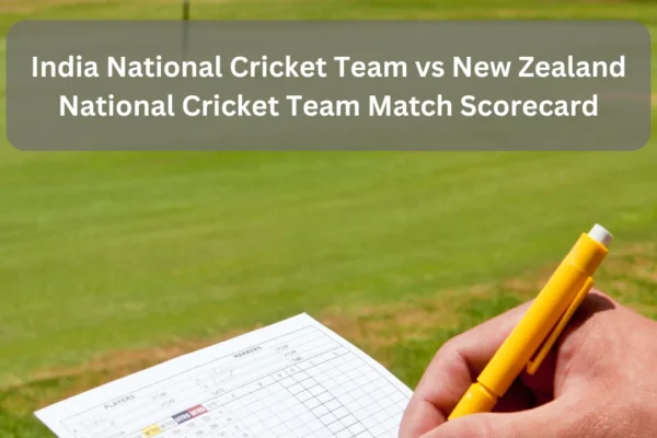 India National Cricket Team vs New Zealand National Cricket Team Match Scorecard