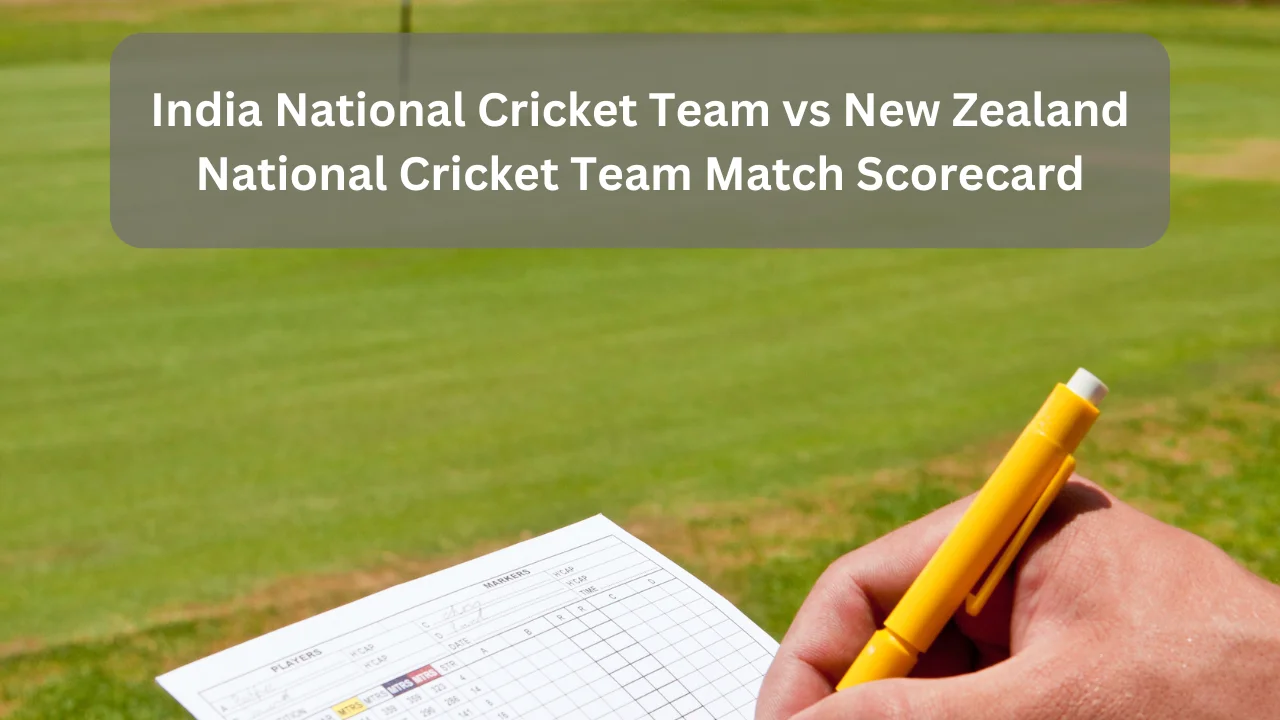 India National Cricket Team vs New Zealand National Cricket Team Match Scorecard