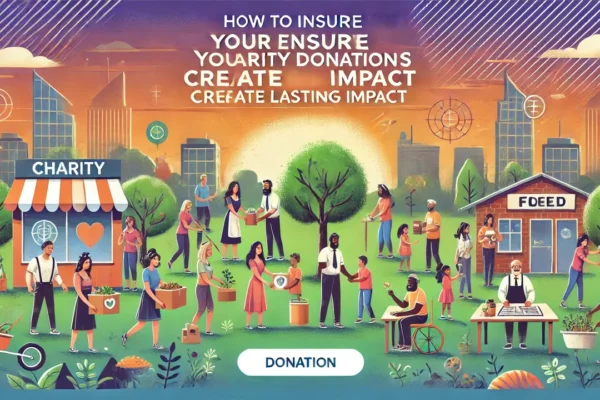 How to Ensure Your Charity Donations Create Lasting Impact